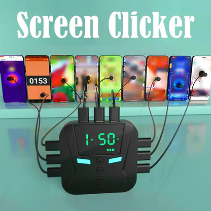 9/8/7/6/5/4/3/2/1 Heads Phone Screen Clicker Automatic Grabber Clicking 50 Instant Points Per Second Silent For Games Shopping