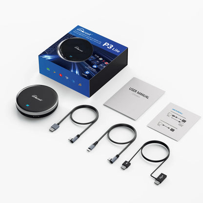 OTTOCAST New P3 Lite OttoAiBox Wireless CarPlay Android AI Box for Youtube for TikTok Car Accessories for OEM CarPlay Car Gift