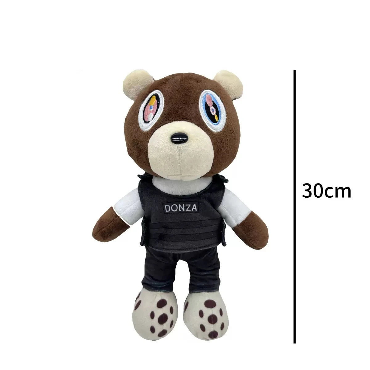 26cm Kawaii Kanye Dropout Bear Teddy Bear Plush Toys Kanye West Graduation Soft Stuffed Home Room Decor Birthday Gift