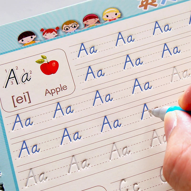 Magic French Copy Book Groove Practice Copybook Children Notebook Learning Numbers French Letter Calligraphy Write Exercise Book