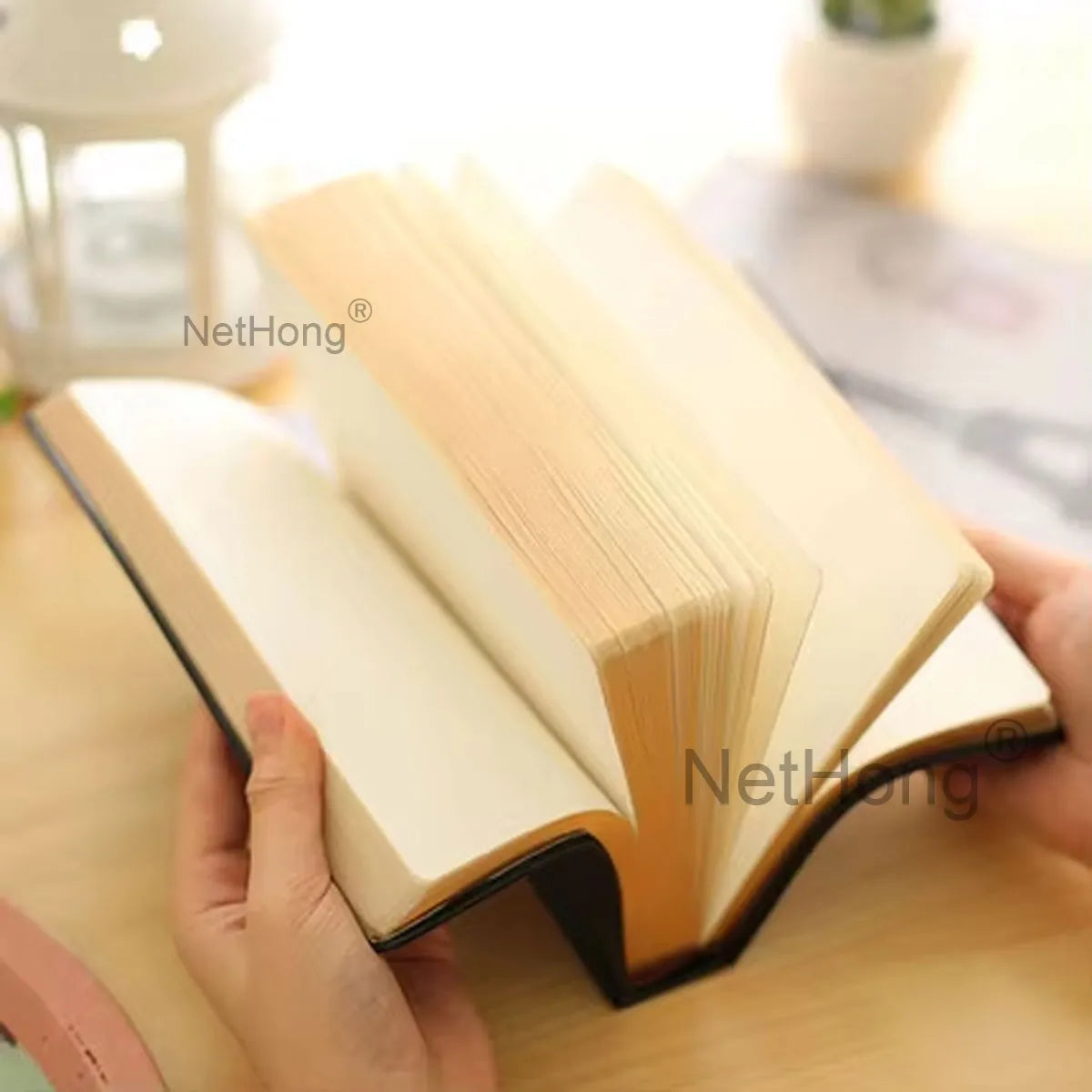 Classic A5 Notebook Hardback Cover & Ribbon Marker School Notebook~