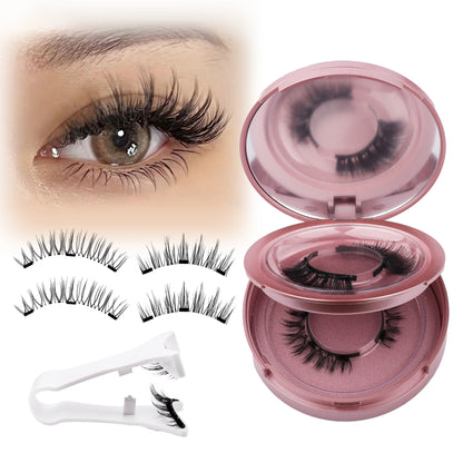 Magnetische Wimpern mit Applikator – Natürliche künstliche Wimpern, kein Kleber erforderlich