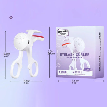 Electric Heated Eyelash Curler Eyelashes Curls Thermal Eyelash Curler USB Rechargeable Mini Long Lasting Makeup Tool Beauty Tool