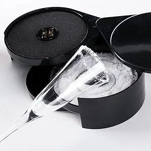 3-layer ABS Rotating Cocktail Seasoning Box, Bar Wine Accessories, Mixed Salt and Sugar Box, Bar Bartender Mixer Toolbox