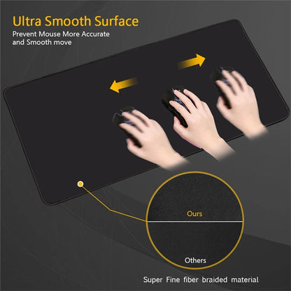 Mouse pad Large rubber keyboard mouse carpet anti-slip gamer mouse pad laptop HD PC carpet P-Pokemons Mousepad Kawaii