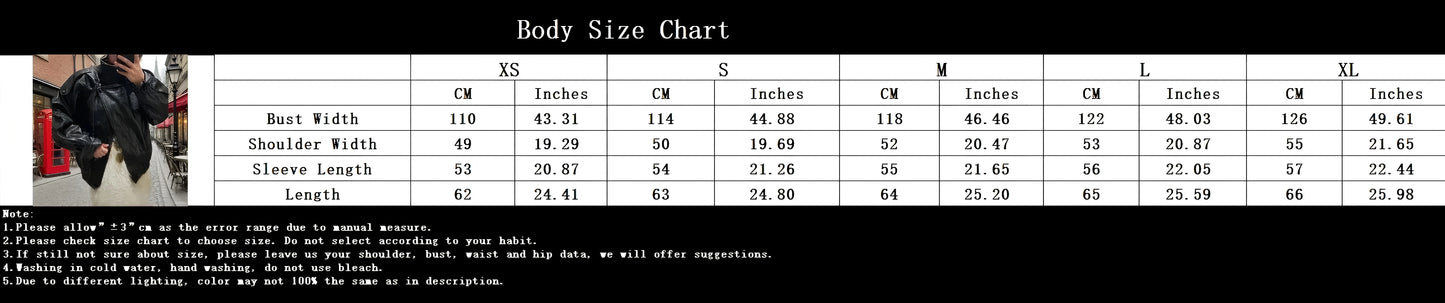 KONDALA Casual Chic Black Leather Jackets Women Long Sleeve Buttons Elastic Oversized Coats Fashion 2026 Spring Streetwear Coats