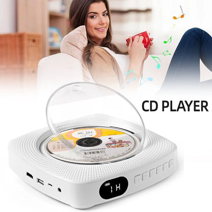 CD Player With USB Port Wireless Portable Bluetooth Speaker