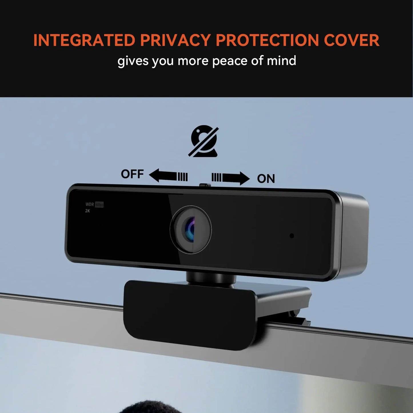 NUROUM V11 2K Webcam With Dual Microphone 1080P 60fps 1440P 30fps FHD Computer Mini Web Camera USB for PC Laptop