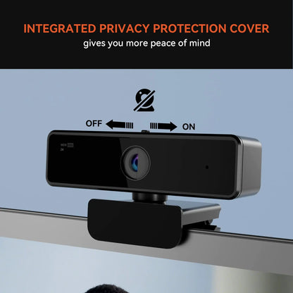 NUROUM V11 2K Webcam With Dual Microphone 1080P 60fps 1440P 30fps FHD Computer Mini Web Camera USB for PC Laptop
