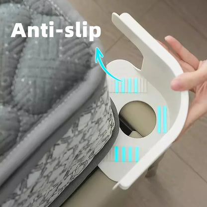 Universal Bedsheet Corner Tightener Clips Invisible Bedspread Secure Holder with Heavy-Duty Mattress Straps Sheets Slot Locks