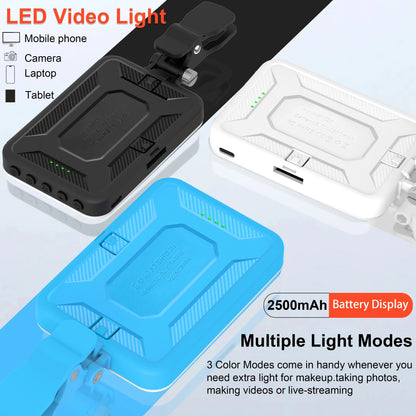 New Selfie Light, 60 LED Phone Light Fill Light 7 Modes Output Video Lamp Kit Dimmable 2500K-6500K Bi-Color Panel Light CRI 97+