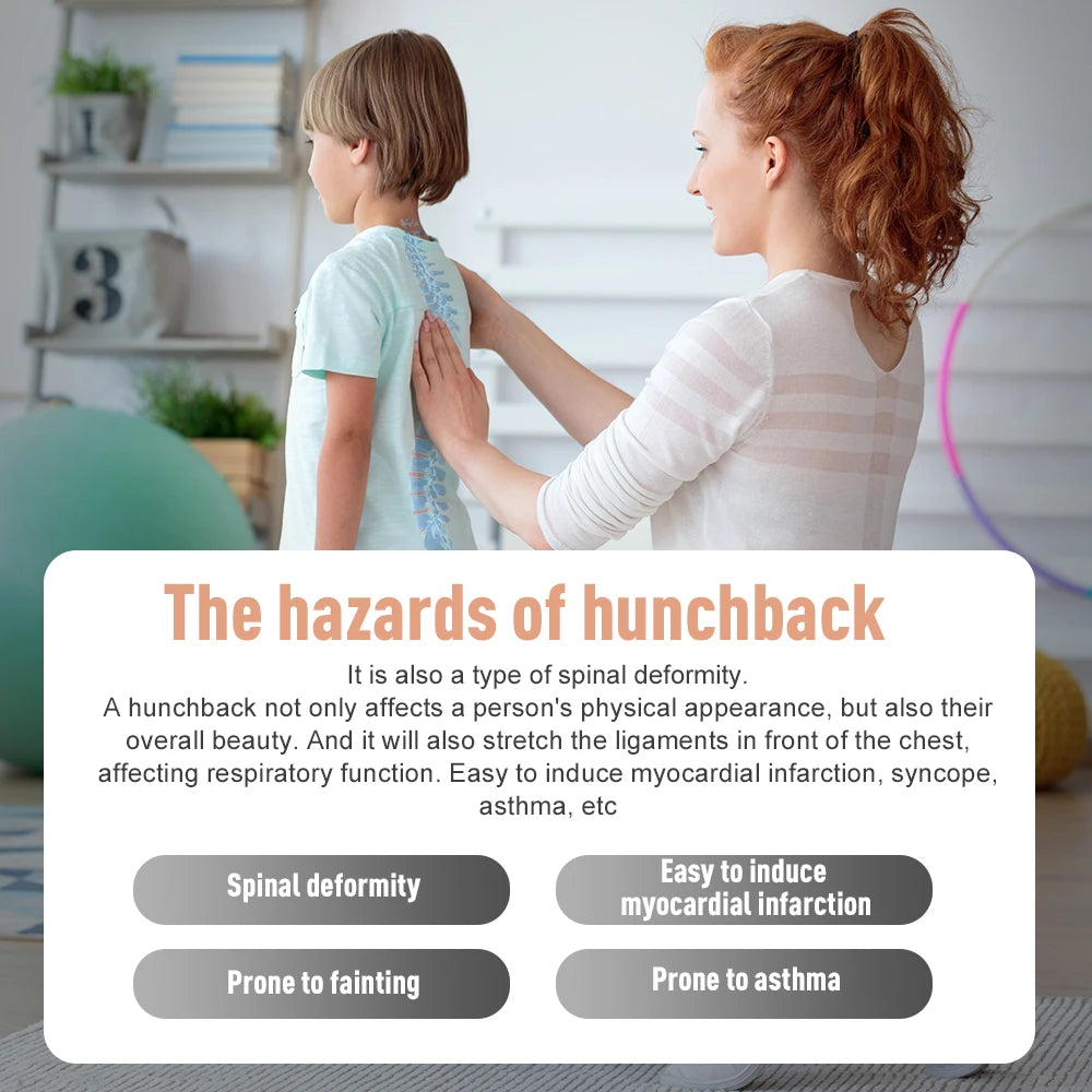 Smart Posture Trainer Back Straightener with Vibration Reminder for Adults Kids Real-Time Monitoring Wearable Sensor