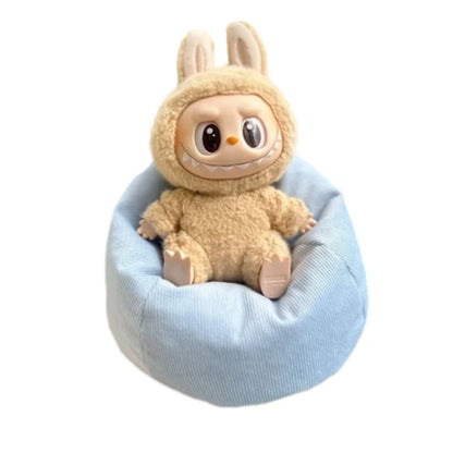 For Labubu Mini Sofa Bjd Doll Room Decoration Plush Doll Series Seat Decoration V2 Universal Children's Toys Birthday gift