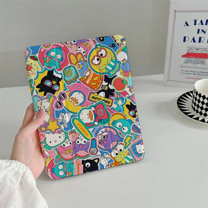 Cartoon Case For iPad Pro 2025 11 inch Air 2024 10th iPad 7 8 9 10.2 Air 5 4 10.9 5 6 9.7 inch Air3 10.5 mini Sleep wake Cover