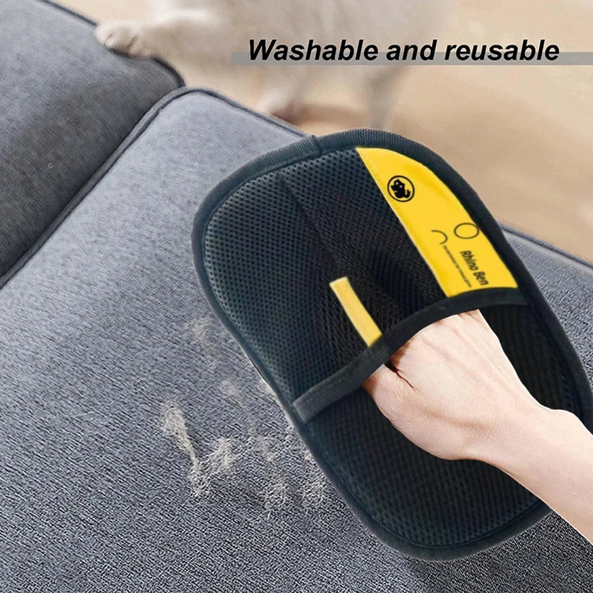 New Pet Grooming Gloves Static Dedusting Brush Pet Hair Remover Brush Removing Dog Cat Hair From Sofa Carpet Clothes