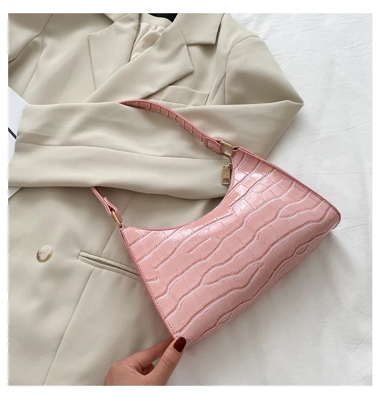 Fashion Exquisite Shopping Bag Retro Casual Women Totes Shoulder Bags Female Leather Solid Color Chain Handbag for Women 2023
