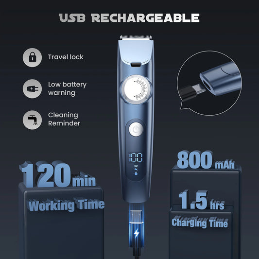 Sejoy Hair Clippers Trimmer for Men Hair Beard Body Arm Professional Electric Outline Edgers Shaver