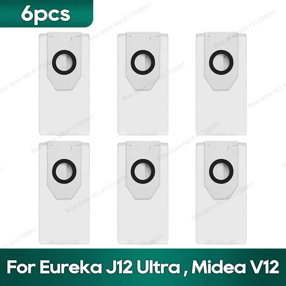 Compatible for Eureka J12 Ultra, Midea V12 Accessories Main Side Brush Hepa Filter Mop Rag Dust bag