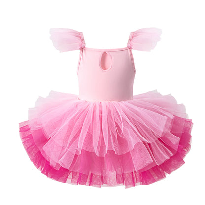 Baby Girl Princess Tutu Dress Sleeveless Infant Toddler Puffy Ballet Dress Black Pink White Party Dance Baby Clothes 1-8Y