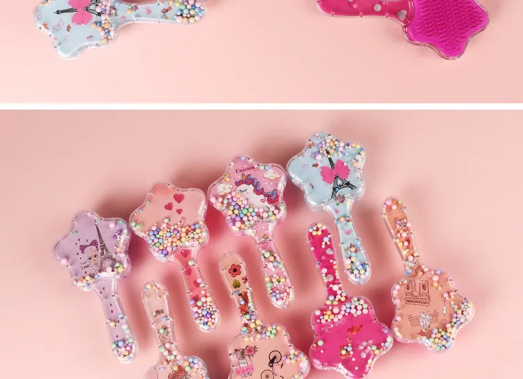 New Star Magic Combs Anti-static Massage Unicorn Hair Brushes Tangle Detangle Shower Massage Hair Brush Comb Salon Styling Tools