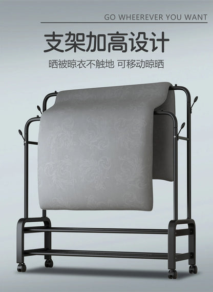 Standgarderobe Mäntel Seite Kinderzimmer Rack Wohnmöbel Garderobenständer Bodenständer Kleiderwand Kleiderbügel Kleiderbügel