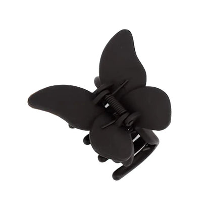 Matte Butterfly Hair Claw Solid Simple Ponytail Holders Barrettes Sweet Fairy Hair Clip Elegant Hairpin Claw Styling Accessories
