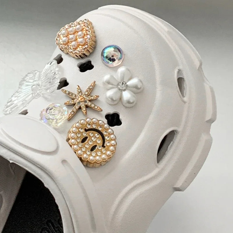 Children's Slippers for Home Black White Versatile Girls Summer EVA Outdoor Beach Slippers Fashion Elegant Kids Princess Shoes