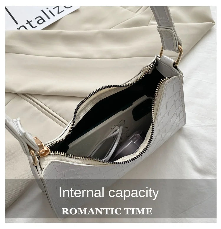 Fashion Exquisite Shopping Bag Retro Casual Women Totes Shoulder Bags Female Leather Solid Color Chain Handbag for Women 2023
