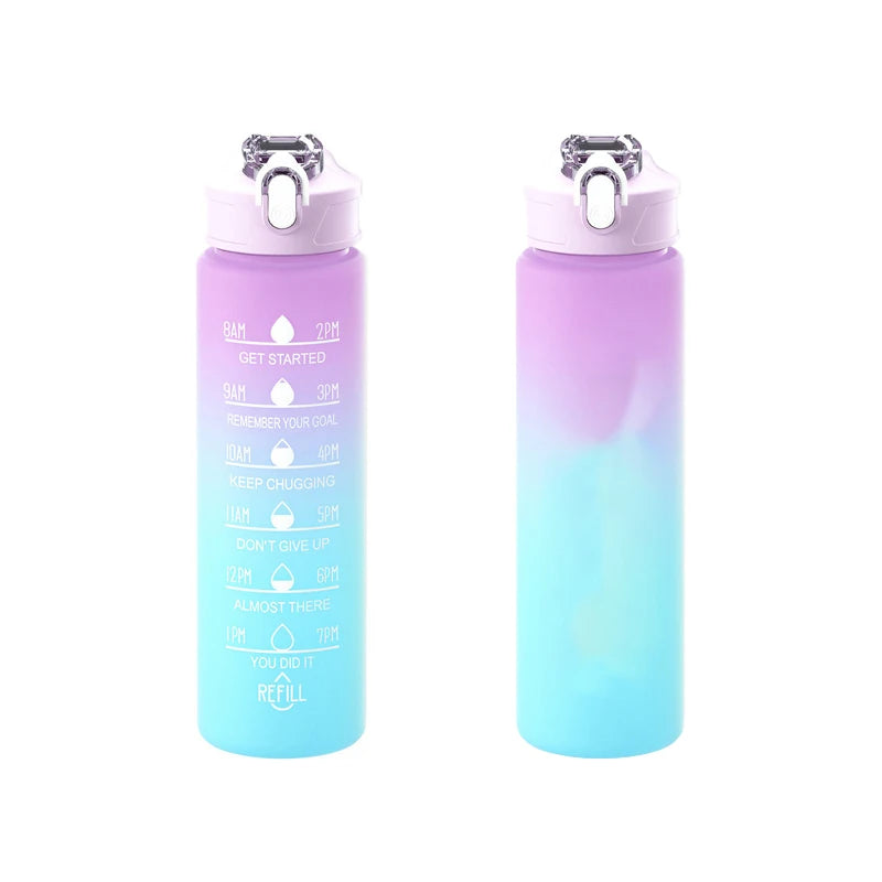 750ml CR7 Sports Water Bottles Anime Football Star Ronaldos Frosted Bottle Outdoor Travel Gym Fitness Jugs Portable Drinking Cup