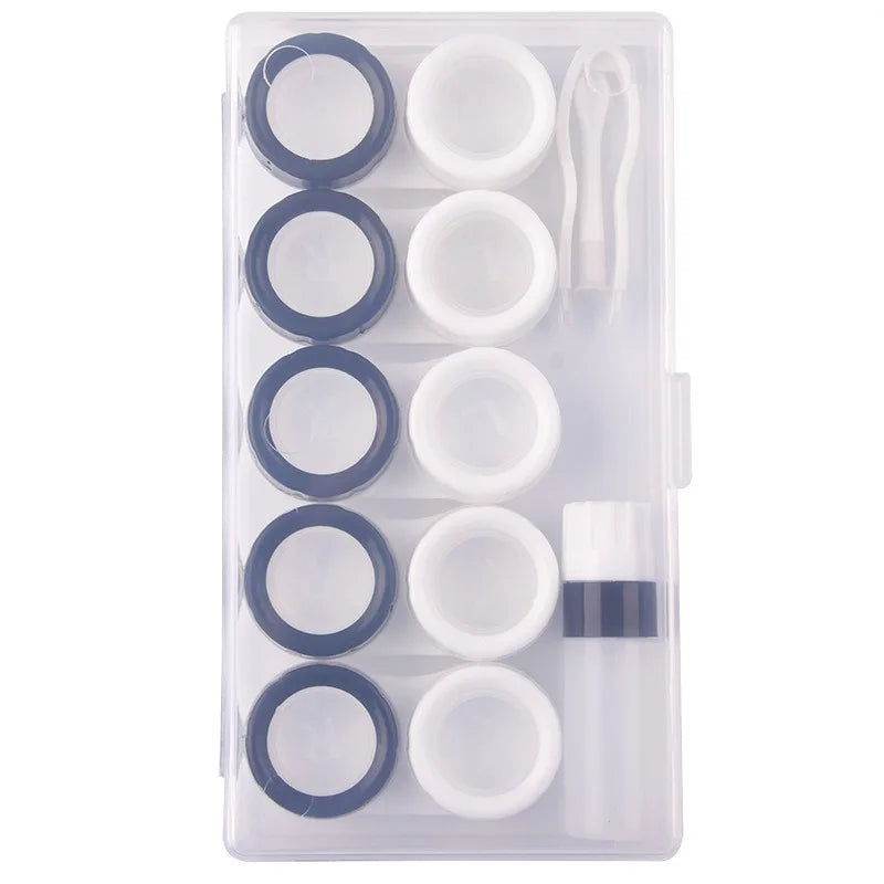Stainless Plastic Special Forceps For Contact Lense Contact Lens Inserter Remover Soft Tweezer Makeup Tools Portable Wearing Aid