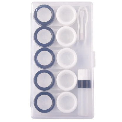 Stainless Plastic Special Forceps For Contact Lense Contact Lens Inserter Remover Soft Tweezer Makeup Tools Portable Wearing Aid