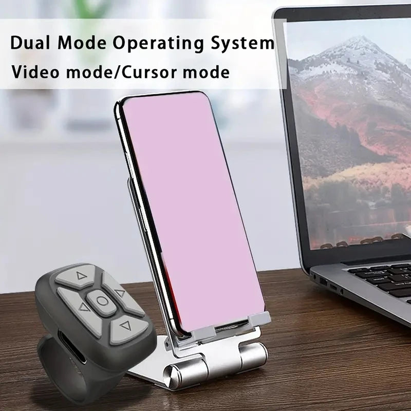 Wireless Bluetooth Mobile Selfie Lazy Artifac Tiktok Remote Control Ring Mobile Phone Bluetooth Controller T For Xiaomi Apple