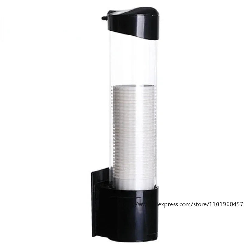 Disposable Paper Cup Remover Automatic Water Dispenser Cup Holder Home Punch-free Wall-mounted Cup Storage Rack