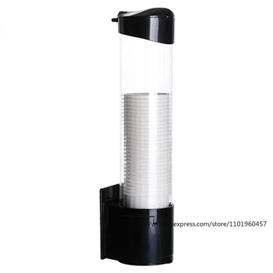 Disposable Paper Cup Remover Automatic Water Dispenser Cup Holder Home Punch-free Wall-mounted Cup Storage Rack