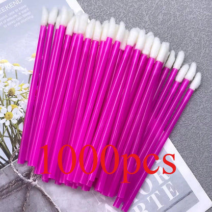 50/1000 PCS Lip Brushes Disposable Cosmetic Lip Brush Lipstick Lip Glossy Wands Cleaner Applicator Eyeshadow Makeup Brush Tool