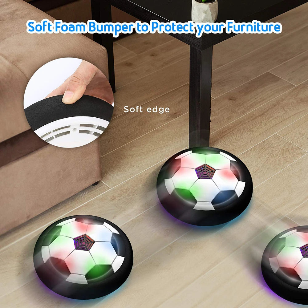 Hover Soccer Ball - LED Light Up Floating Football Toy for Kids Indoor & Outdoor Play
