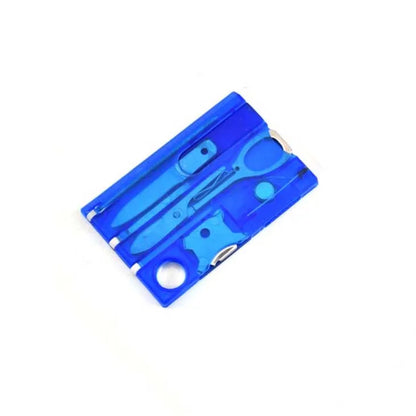 Camping Multifunctional Swiss Army Knife Card Combination Multi-purpose Survival Tool Beauty Suit Tool Card