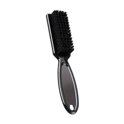 1Pc Barber Neck Duster Brush Sets Plastic Handle Hairdressing Soft Hair Cleaning Brush Heads Shaped Carving Cleaning Brush Black