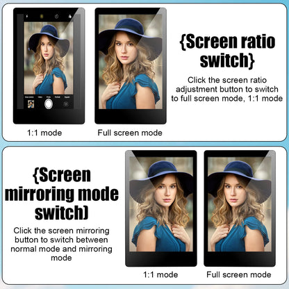 Mobile Phone Wireless Magnetic Selfie Monitor Screen For Smartphone Vlog Live Stream Video Recording for iPhone Android phone