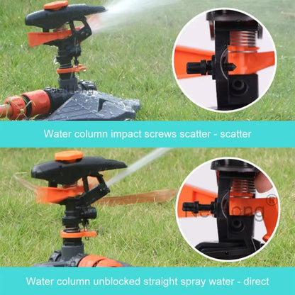 360° Water Sprinkler Lawn Irrigation Automatic Rotating For Garden Watering UK