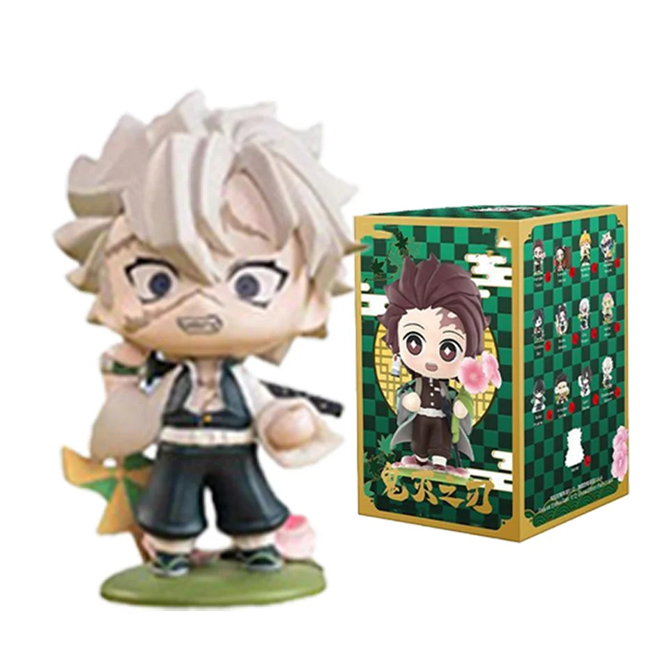 Demon Slayer Tanjiro Kamado & Nezuko Collectible Figure Blind Box - Official Bandai PVC Statue
