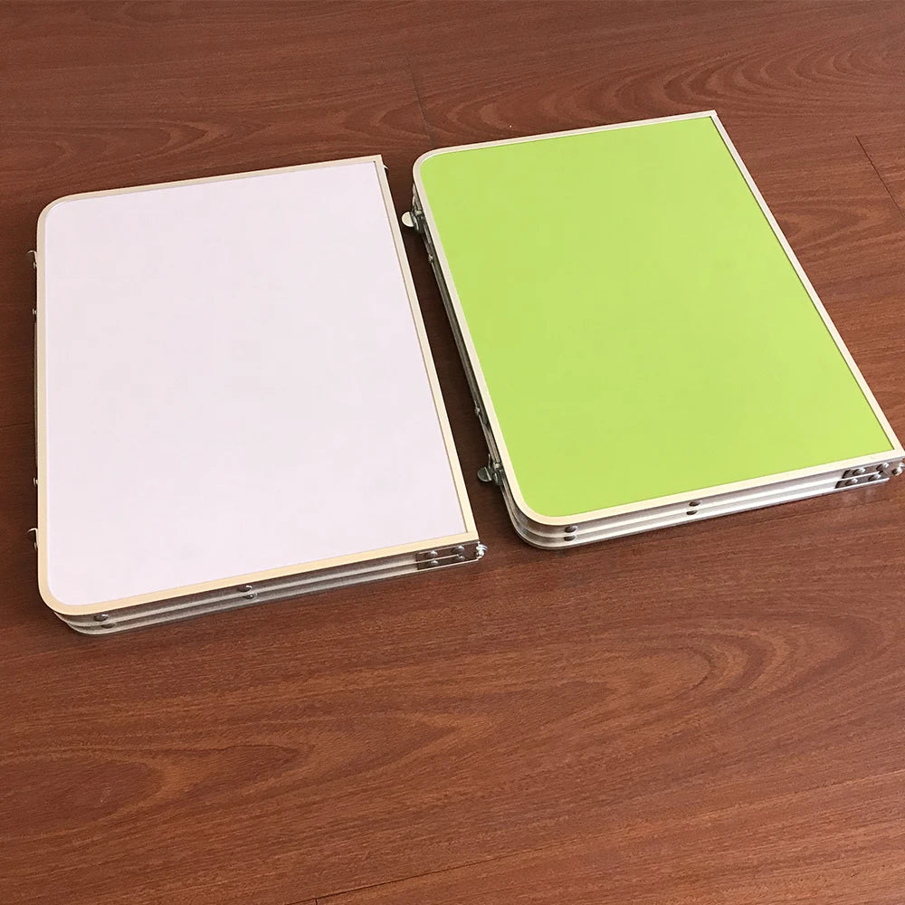 EFAN Small Folding Picnic Camping Table 60x40x26cm, Aluminium Lightweight Foldable Picnic Laptop Bed Travelling Portable Table