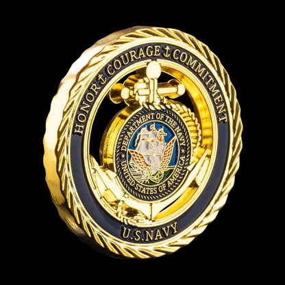 United States Navy Challenge Coin USN Commemorative Coins Department of Navy Souvenirs and Gifts