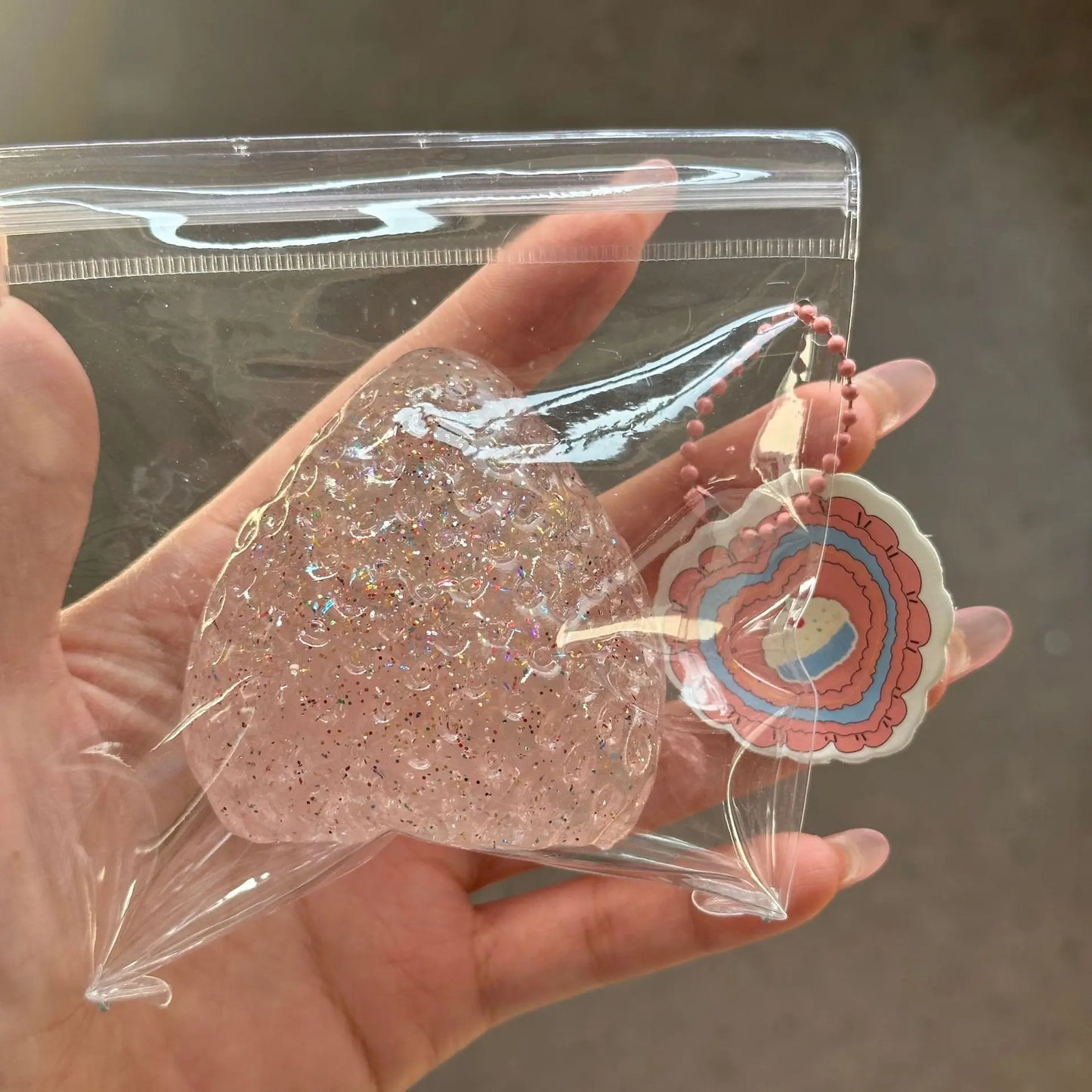 Strawberry Taba Squishy Fidget Toy - Slow Rebound Stress Relief Toy for Kids, Adults, Office & Party Favors - Squeeze Gift