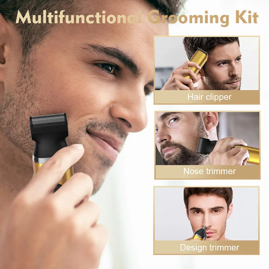 SEJOY Electric Hair Trimmer Kits,Men's Hair Clipper Professional Razor Nose Trimmer Reachageable Waterproof