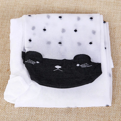 1/4Pcs/Lot Summer Spring Candy Color Cartoon Girls Pantyhose Ballet Dance Tights For Kids Stocking Children Velvet Pantyhose