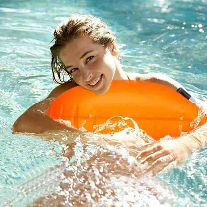 Inflatable Open Swimming Buoy Tow Lightweight Swimming Air Bag Storage With Waist Belt Water Sport Swimming Storage Float Tools