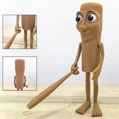 3D Printed Shark Figurine Tralalero Tralala Tun Tung Sahur Toy Classic of Mountains and Seas Figure Desktop Decor Birthday Gift