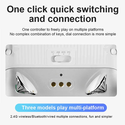 Aolion K20 RGB Wireless Gaming Controller With Charging Dock Gamepad Hall Effect Joystick Trigger For Switch 2/PC/Phone/Switch