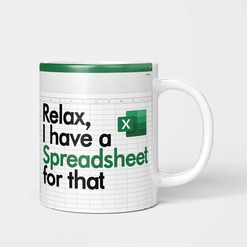 Excel Pattern Coffee Mug Creative Ceramic Tea Coffee Cup Portable Water Mug Juice Milk Cup Office Home Funny Gift New